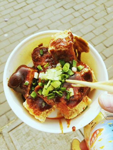 锦溪小街道-臭豆腐